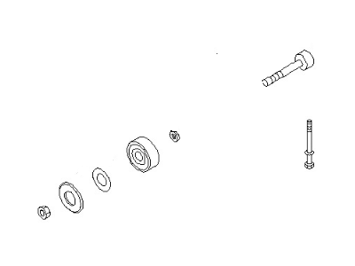 Nissan 11925-AL500 PULLEY Assembly-IDLER,ALTERNATOR