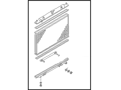 1998 Nissan Maxima Radiator - 21410-0L700