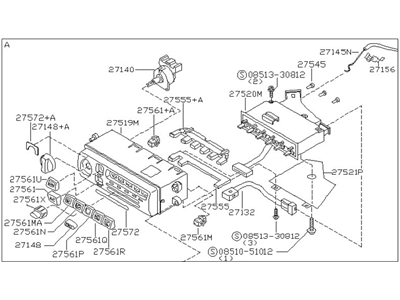 Nissan 27510-9E000 Control Assembly