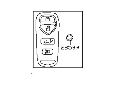 Nissan 28268-ZT03A Switch Assembly-Remote