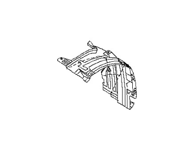 2008 Nissan 350Z Wheelhouse - 63843-CF40A