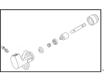 Nissan 30620-41L00 Cylinder Assembly Clutch