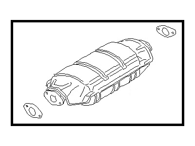 2003 Nissan Quest Catalytic Converter - 20800-0B725