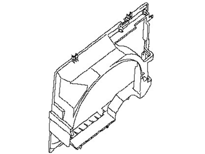 2005 Nissan Frontier Fan Shroud - 21476-EA200