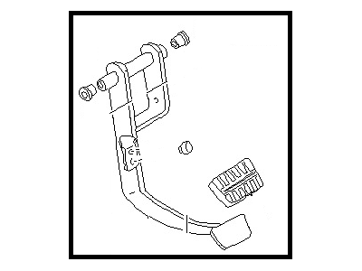 1986 Nissan Maxima Brake Pedal - 46520-16E00