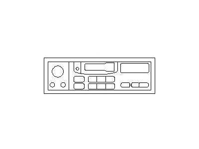 Nissan 28115-0B715 Radio Unit With Cassette