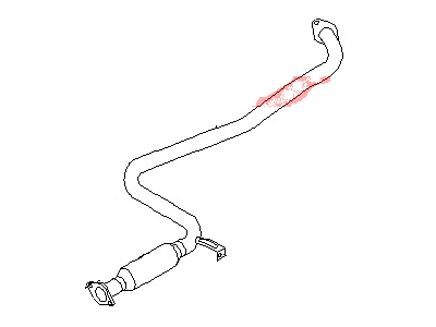 Nissan 20300-1E811 Exhaust, Sub Muffler Assembly