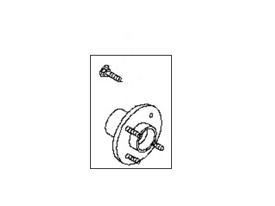 Nissan 40202-2Y010 Hub Assembly-Road Wheel,Front