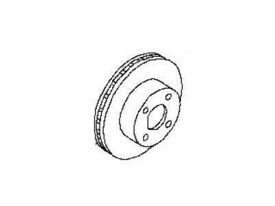 Nissan 40206-7Y000 Rotor-Disc Brake,Front