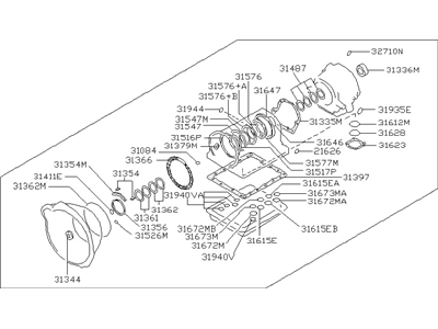 Nissan C1397-3DX5C Gasket & Seal Kit-Auto Transmission