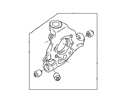 2016 Nissan Pathfinder Steering Knuckle - 43019-3JA0A