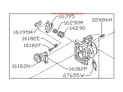 Nissan Stanza Throttle Body - 16118-D3301