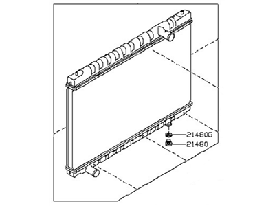 Nissan 21410-JF00B Radiator Assy