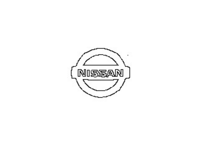 Nissan 90890-5AA0A Rear Emblem