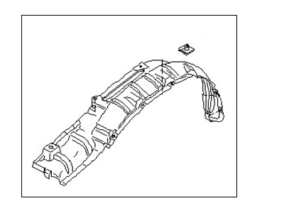 2001 Nissan Frontier Wheelhouse - 63842-9Z400