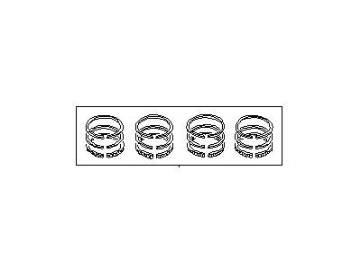 1986 Nissan Stanza Piston Ring Set - 12038-D2000