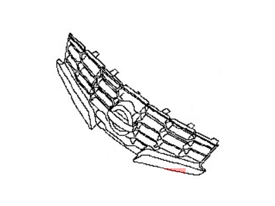 Nissan 62070-ZX10A MOULDING Front Bumper