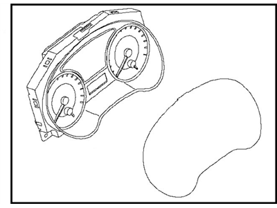 Nissan 24810-9HM1A Instrument Speedometer Cluster