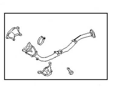 Nissan 20020-3B005 Exhaust Tube Assembly, Front