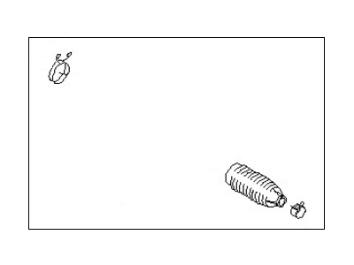 Nissan 48203-EA025 Boot Kit-Power Steering Gear