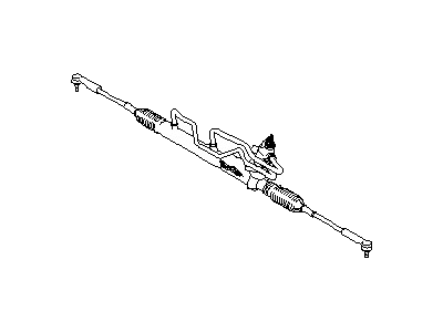 2006 Nissan Pathfinder Rack And Pinion - 49001-EA000