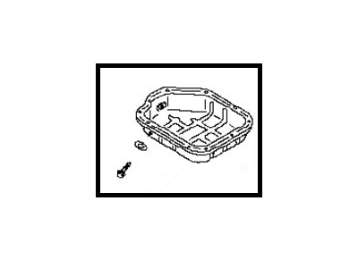 Nissan 11110-9HS0A Pan Assy-Oil