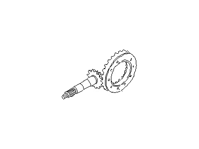 Nissan 38100-P0606 Ring And PINION