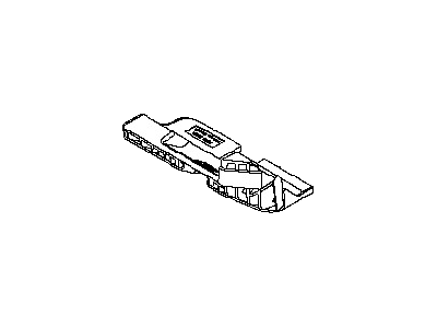 Nissan 74977-1AA0A Spacer-Front Floor