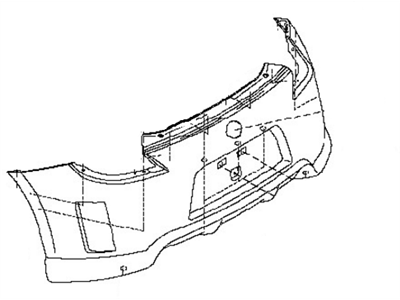 Nissan HEM23-1A40H Face Rear BUMPR