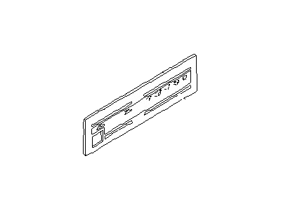 Nissan 27570-84M01 FINISHER-Control A/C