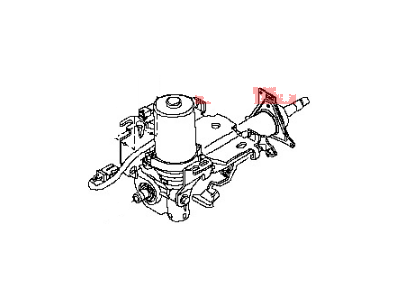 2011 Nissan Versa Steering Column - 48820-EM30A