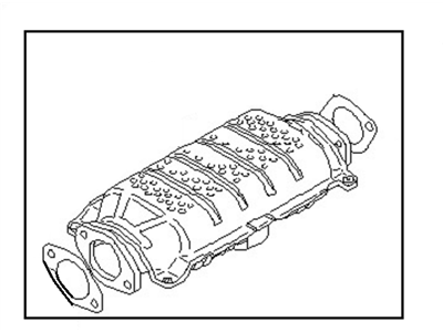 Nissan 20802-83G25 Catalytic Converter With Shelter