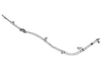 Nissan 36530-3TA0A Cable-Brake Rear RH