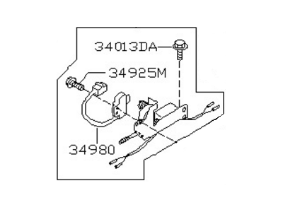 Nissan 34970-1M205 SOLENOID Assembly - Select Lock