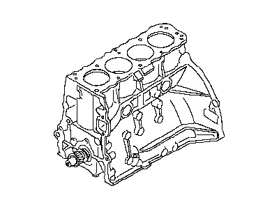 Nissan 10103-ET000 Engine Assy-Short