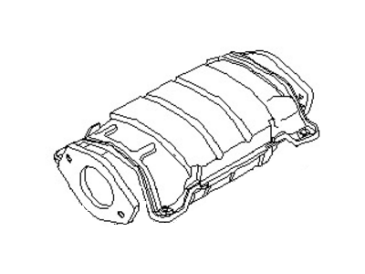 1982 Nissan 720 Pickup Catalytic Converter - 20802-P8100