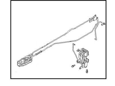 1982 Nissan 200SX Door Latch Assembly - 80501-N8200