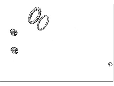 Nissan D1120-2Y000 Seal Kit-Disc Brake