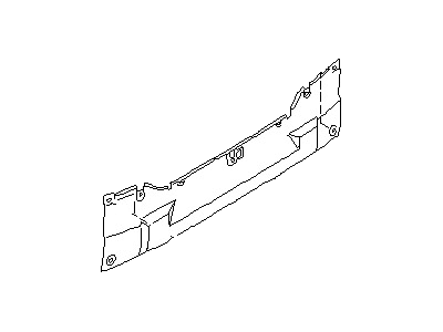 Nissan 84920-2E000 Finisher-Trunk,Rear