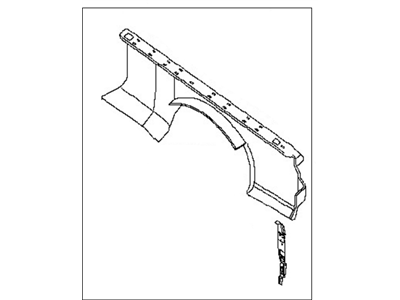 Nissan 93311-7S232 Panel-Side L