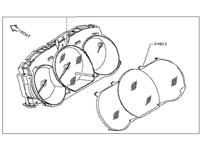 Nissan 24810-ZN91E Instrument Cluster