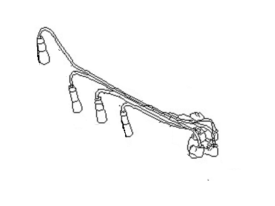 Nissan 22451-53A00 Cable Assembly-HIGHTENSION No 1
