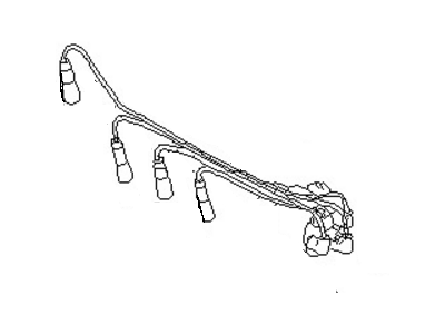 1989 Nissan Pulsar NX Spark Plug Wire - 22451-53A00