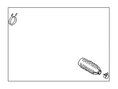 2004 Nissan Altima Rack and Pinion Boot - 48203-2Y025