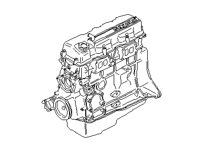 Nissan 10102-N8560 Engine-Bare ASY
