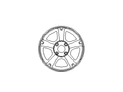 Nissan 40300-4Z600 Aluminum Wheel