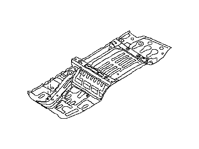 Nissan 74312-3NF0A Floor Front