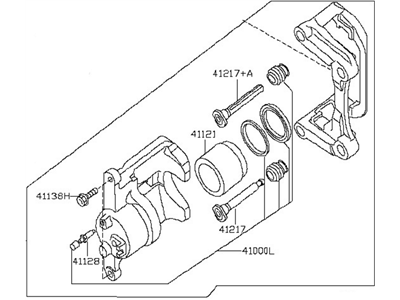 Nissan Maxima Brake Caliper Repair Kit - 41001-9N00A