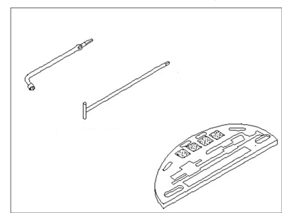 Nissan 84908-7Z000 72XRD Assembly-Luggage Floor,Center