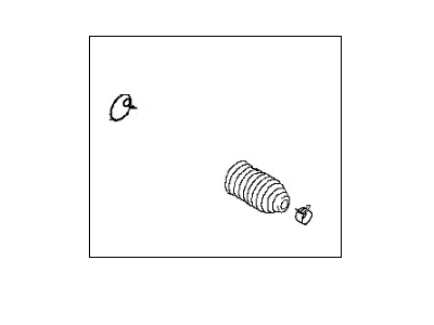 Nissan Rack and Pinion Boot - D8B03-JK60A